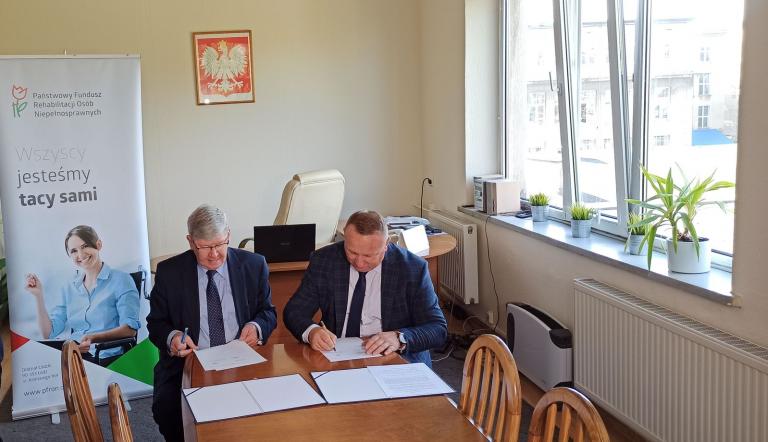 Porozumienie z Odziałem PFRON w Łodzi w sprawie kursów języka migowego