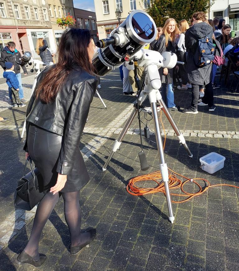 Zaćmienie słońca w Ostrzeszowie