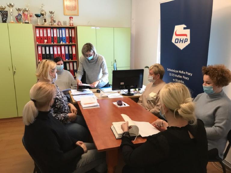 Zespół wsparcia w 11-23 Hufcu Pracy w Słupsku