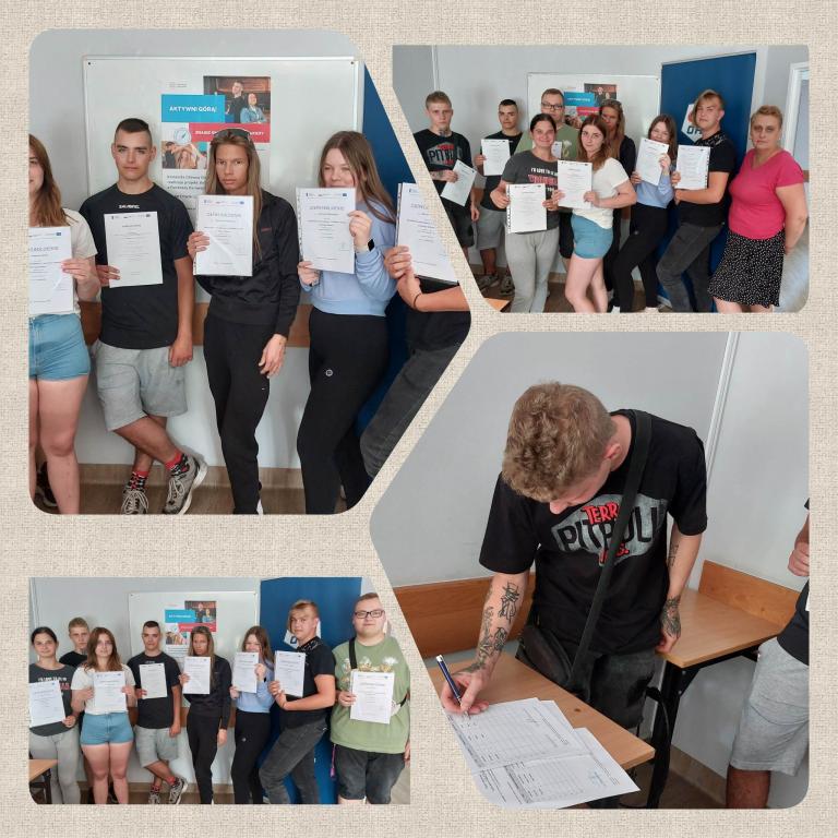 Zakończenie projektu „Aktywni Górą” w 11-16 Hufiec Pracy w Kwidzynie
