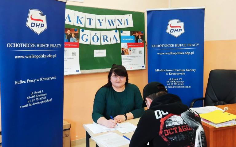 „Aktywni górą!” w Krotoszynie – indywidualne zajęcia z doradcą zawodowym