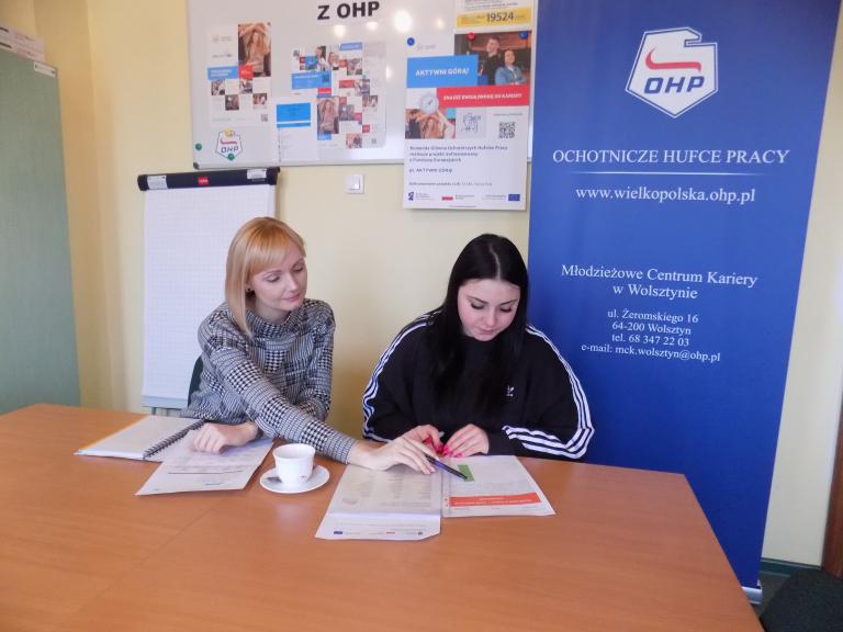 Doradztwo zawodowe w ramach projektu „Aktywni górą!” w Wolsztynie 