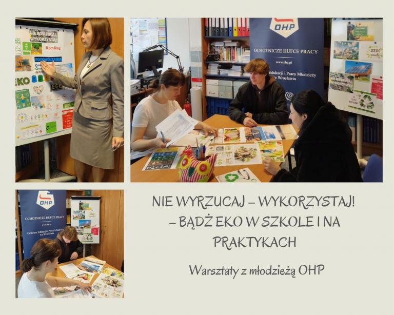 Nie wyrzucaj - wykorzystaj! - bądź EKO w szkole i na praktykach