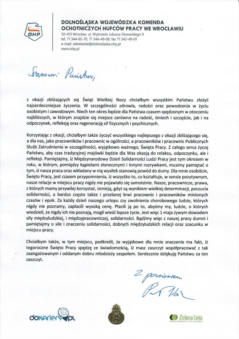 Życzenia Wielkanocne
