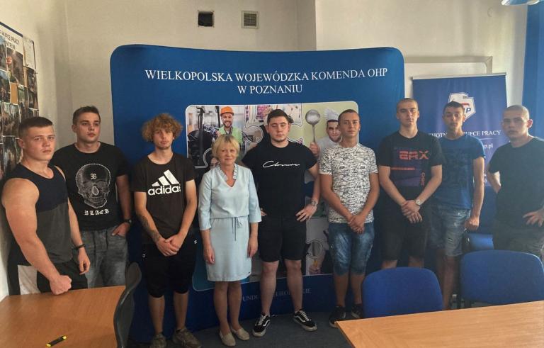 Zakończenie szkolenia zawodowego w Centrum Edukacji i Pracy Młodzieży w Kaliszu