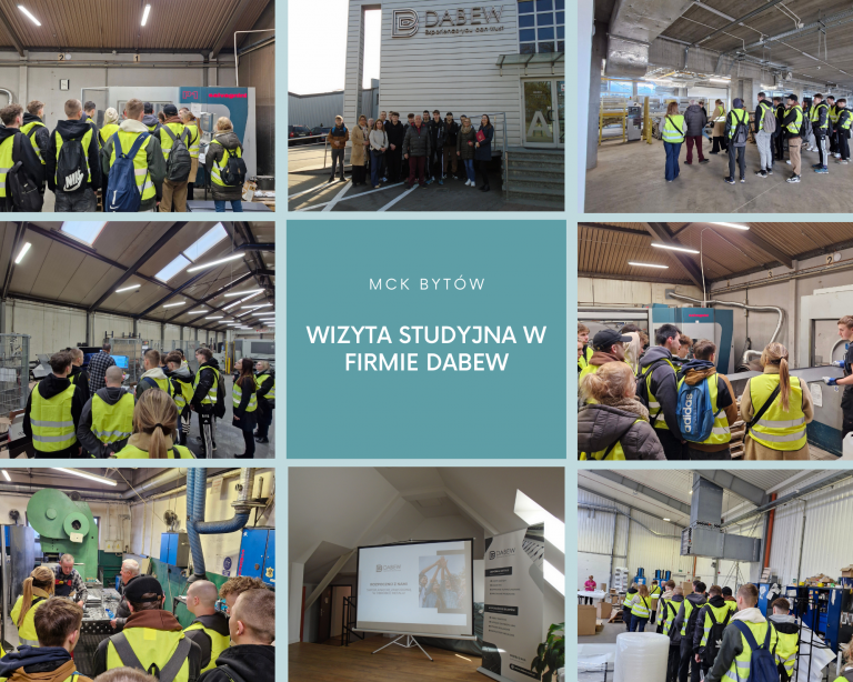 Wizyta studyjna w firmie DABEW ze Świątkowa – młodzież z Bytowa poznaje lokalny rynek pracy