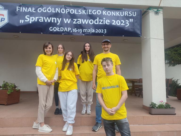 Reprezentacja Wielkopolskiej Wojewódzkiej Komendy na Ogólnopolskim Konkursie 