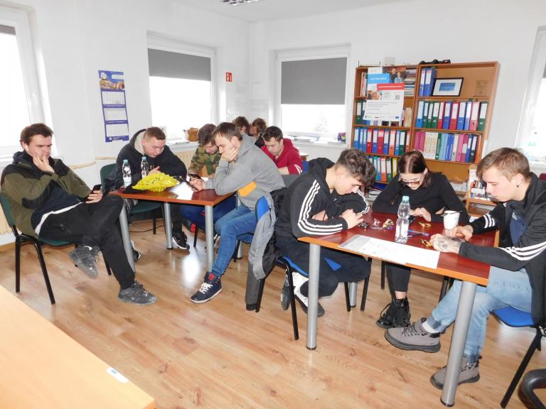 Test psychometryczny  uczestników projektu 