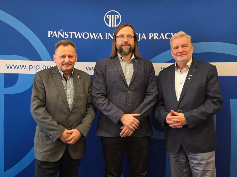 Spotkanie Komendanta Głównego OHP z Głównym Inspektorem Pracy, dotyczące współpracy OHP i PIP