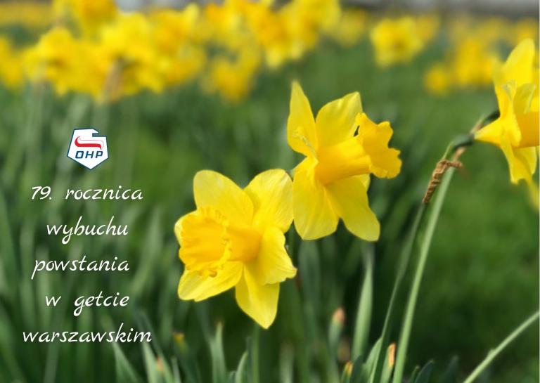 79. rocznica wybuchu powstania w getcie warszawskim