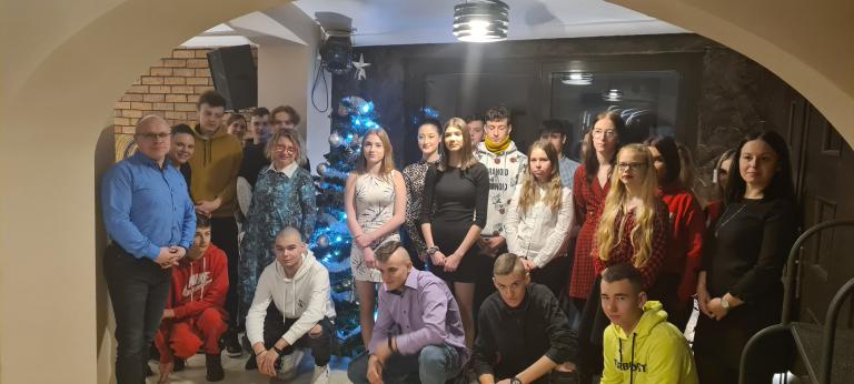 Przedświąteczne spotkanie z młodzieżą 11-19 Hufca Pracy w Słupsku