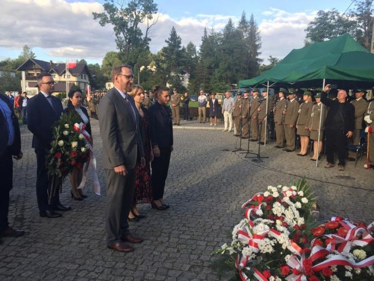 Hołd dla bohaterów obrony Węgierskiej Górki 