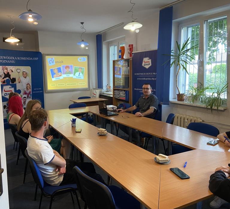 Spotkanie z młodzieżą z niepełnosprawnościami w Centrum Edukacji i Pracy Młodzieży w Kaliszu