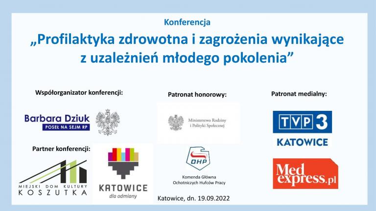 Konferencja nt. „Profilaktyka zdrowotna i zagrożenia wynikające z uzależnień młodego pokolenia”