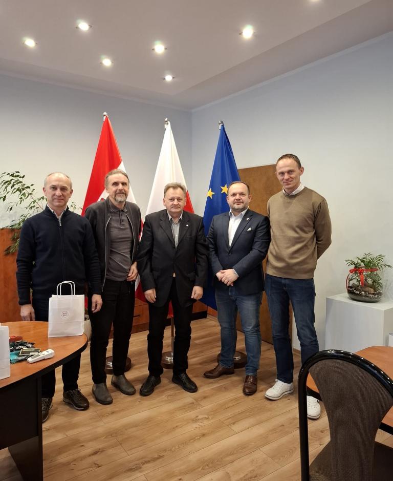 Komendant Wojewódzki OHP w Łodzi z wizytą na terenie działalności CEiPM w Sieradzu
