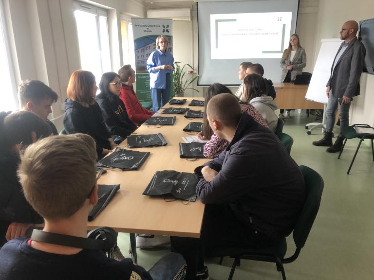 Wizyta tegorocznych absolwentów w Powiatowym Urzędzie Pracy w Słupsku