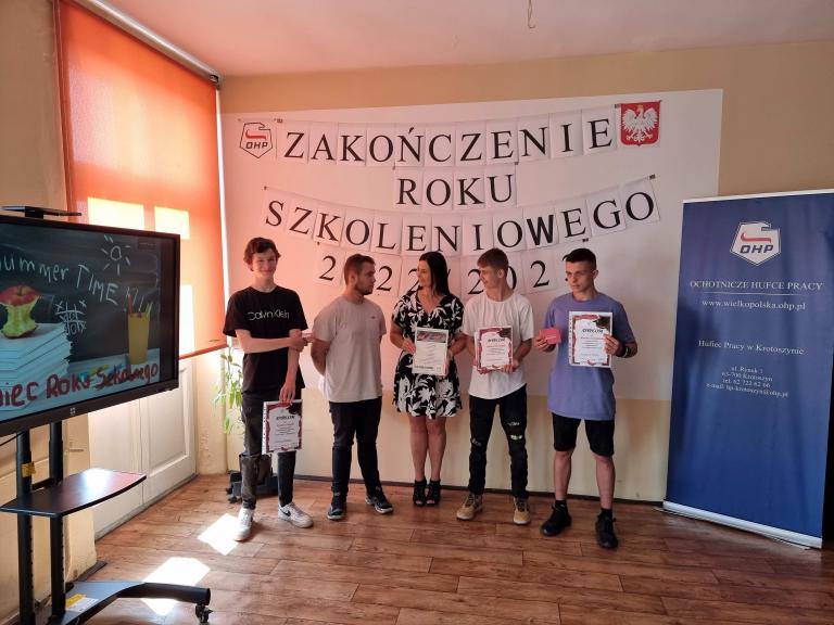 Zakończenie roku szkoleniowego w jednostkach Wielkopolskiej Wojewódzkiej Komendy OHP w Poznaniu