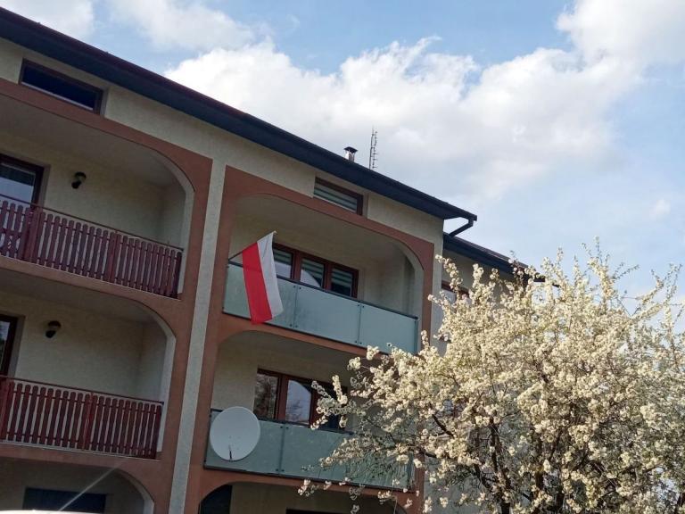 Dzień Flagi Rzeczypospolitej Polskiej w 9-19 Hufcu Pracy w Dębicy
