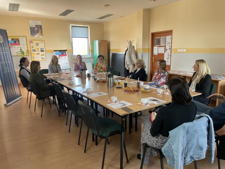 Spotkanie z pedagogami w kościańskim Hufcu Pracy