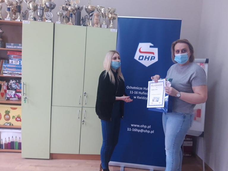 Odbiór nagród za najlepsze CV