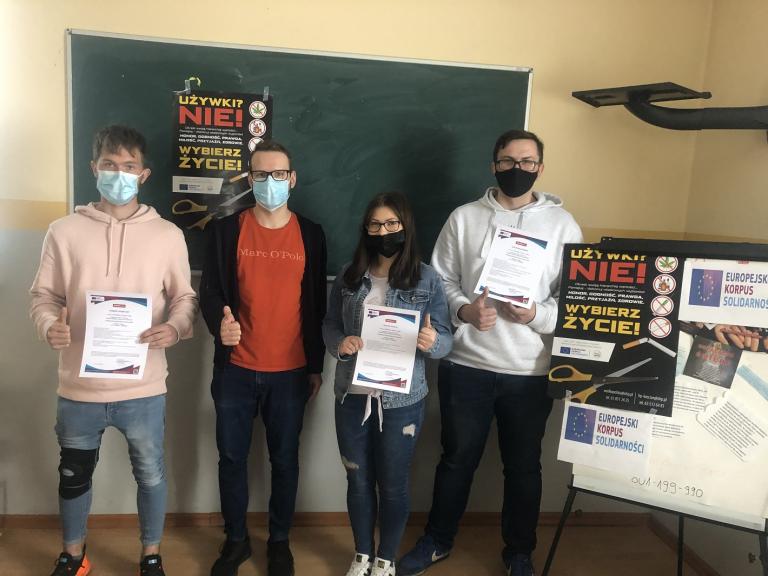 Poprojektowe spotkanie grupy inicjatywnej z Hufca Pracy w Kościanie