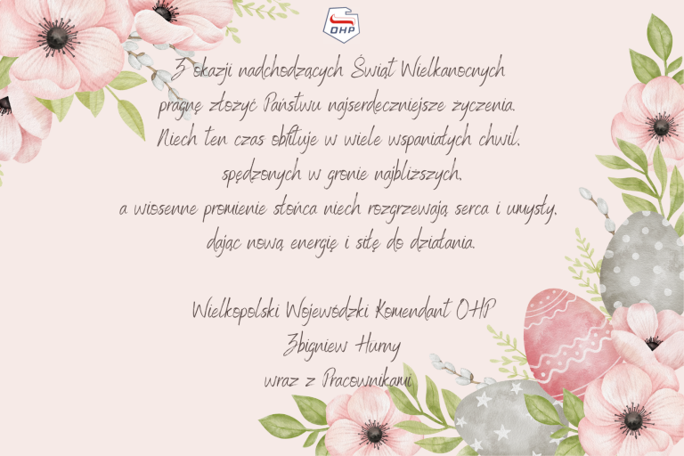Życzenia z okazji Świąt Wielkanocnych