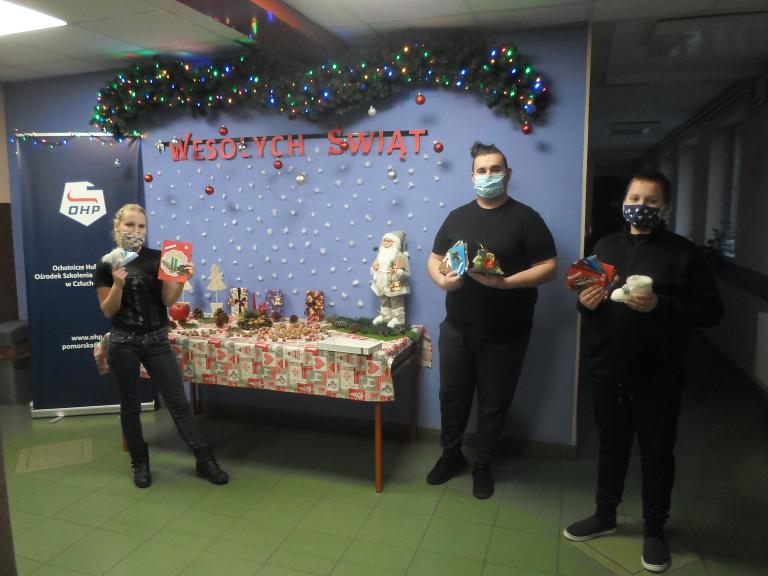 Dekoracje bożonarodzeniowe w OSiW OHP w Człuchowie