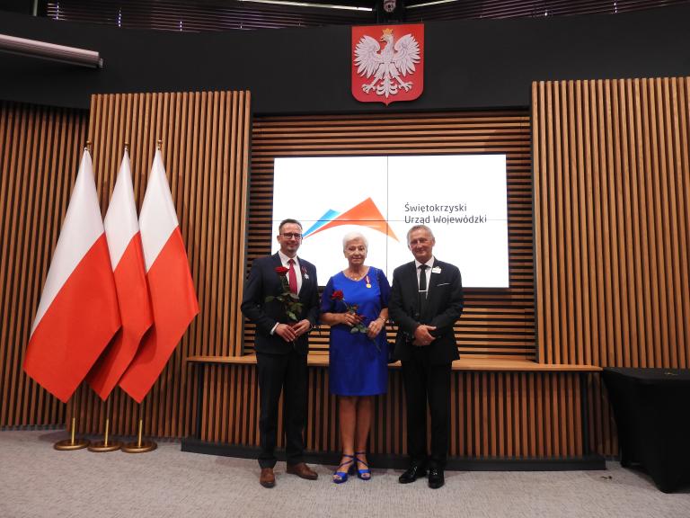 Złota odznaka dla Kierownika OSiW OHP w Jędrzejowie