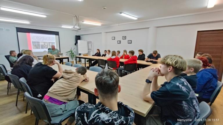 Spotkanie z funkcjonariuszami Opolskiego Urzędu Celno-Skarbowego w Opolu