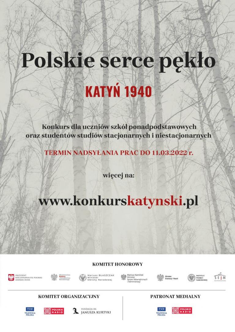 Trzecia edycja konkursu „Polskie Serce Pękło. Katyń 1940”