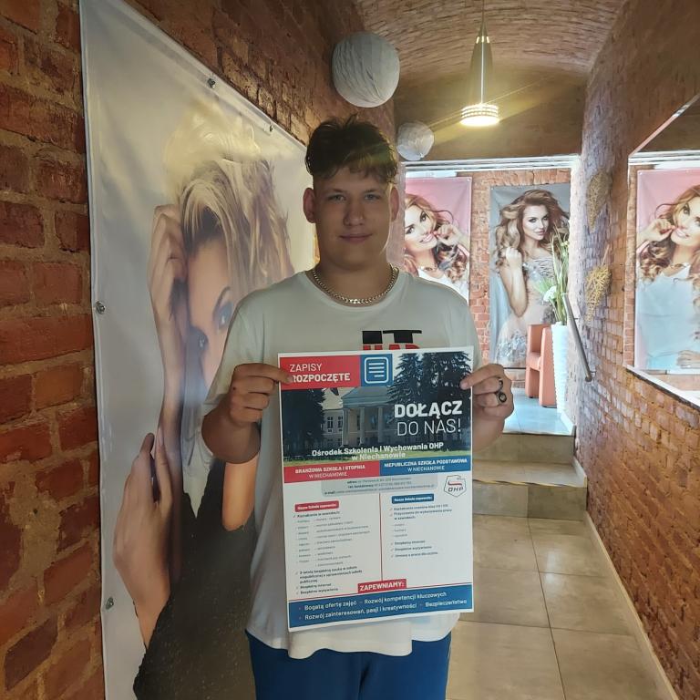 Akcja promocyjno-informacyjna Ośrodka Szkolenia i Wychowania w Niechanowie