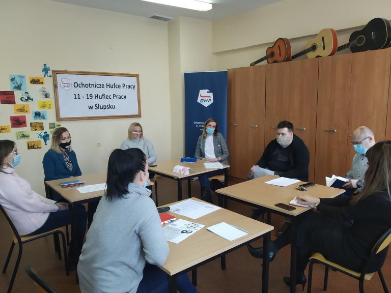 Współpraca 11-19 Hufca Pracy z CEiPM w Słupsku