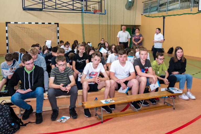 Spotkania z młodzieżą szkół podstawowych z terenu powiatu tureckiego