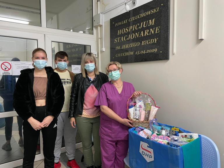Wizyta w Człuchowskim Hospicjum z okazji Światowego Dnia Hospicjów i Opieki Paliatywnej