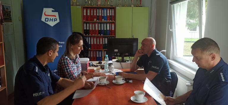 Współpraca 11-23 Hufca Pracy w Słupsku z Policją