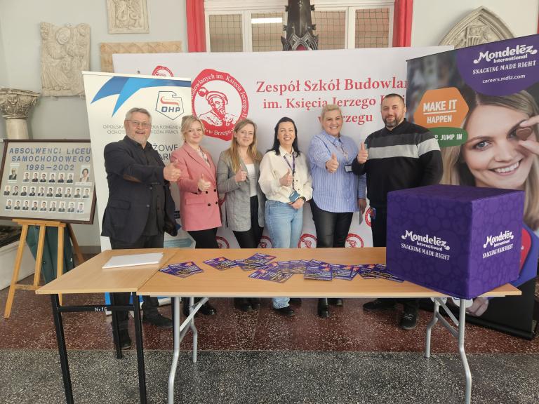 Giełda Pracy z Mondelez w ZSB w Brzegu – Szansa na Nowe Możliwości