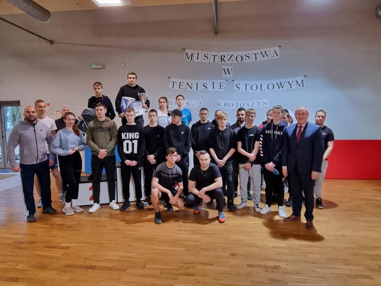 Mistrzostwa HP 15-2 w Krotoszynie w Tenisie Stołowym