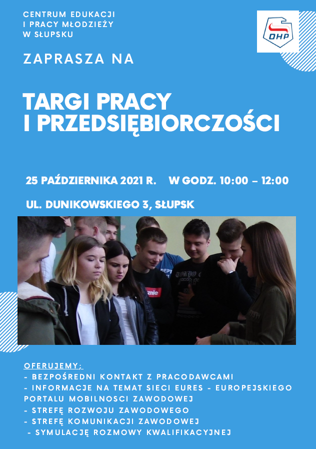 Zapraszamy na Targi Pracy i Przedsiębiorczości