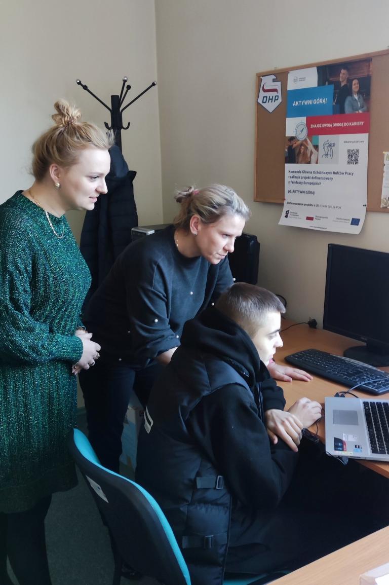 Projekt Aktywni górą! - zajęcia z doradcą zawodowym w Bolesławcu