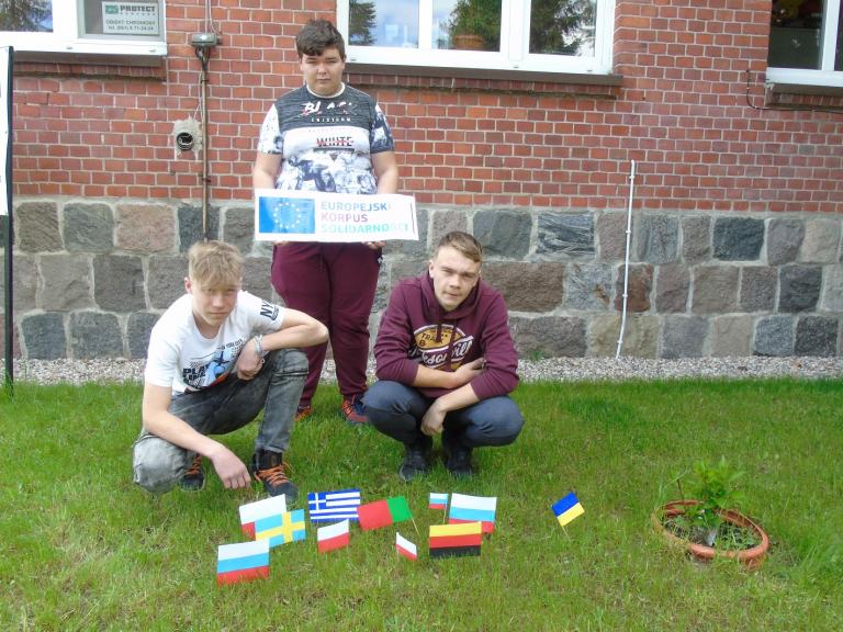 Działania w ramach projektu „Polska w Europie” w OSiW w Szamocinie