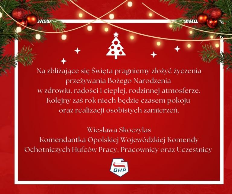Życzenia świąteczne