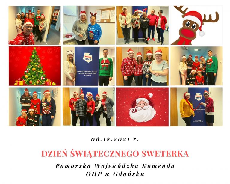 Mikołajki w biurze Pomorskiej Wojewódzkiej Komendy OHP