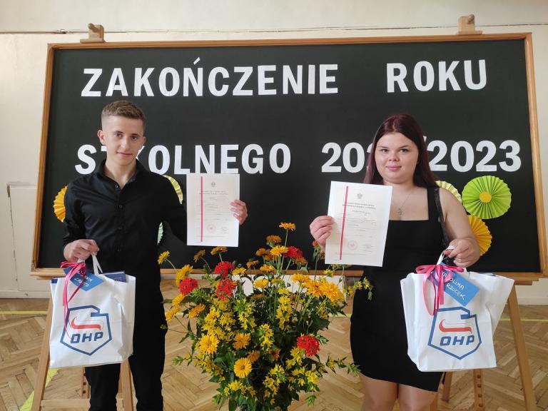 Pożegnanie absolwentów w 9-1 Hufcu Pracy w Rzeszowie