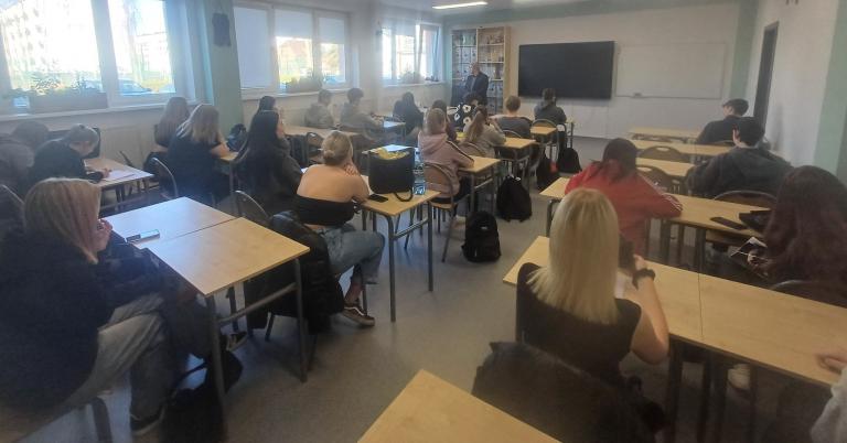 MCK Wieluń: Spotkanie edukacyjne z przedstawicielem Państwowej Inspekcji Pracy Okręgowego Inspektoratu Pracy w Łodzi, Oddział w Sieradzu