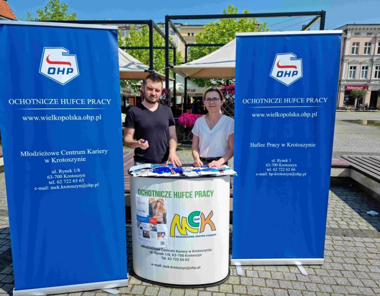 Promowanie działalności Hufca Pracy i Młodzieżowego Centrum Kariery w Krotoszynie