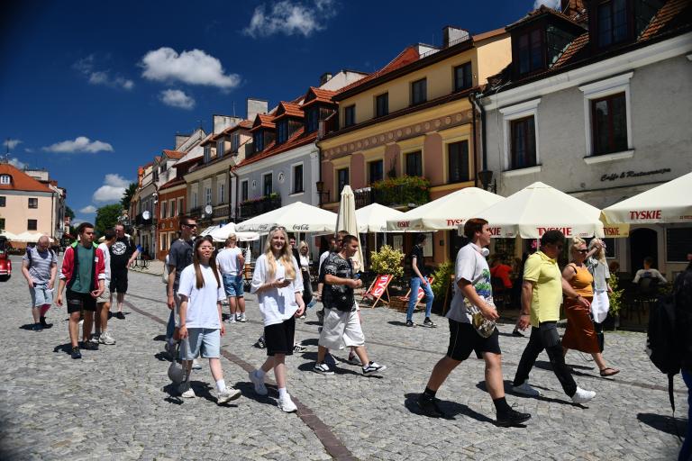 Wycieczka młodzieży z Radzynia Podlaskiego do Sandomierza