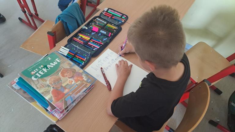„Czas dla innych” – wizyta w PSP nr 2 w Oleśnie