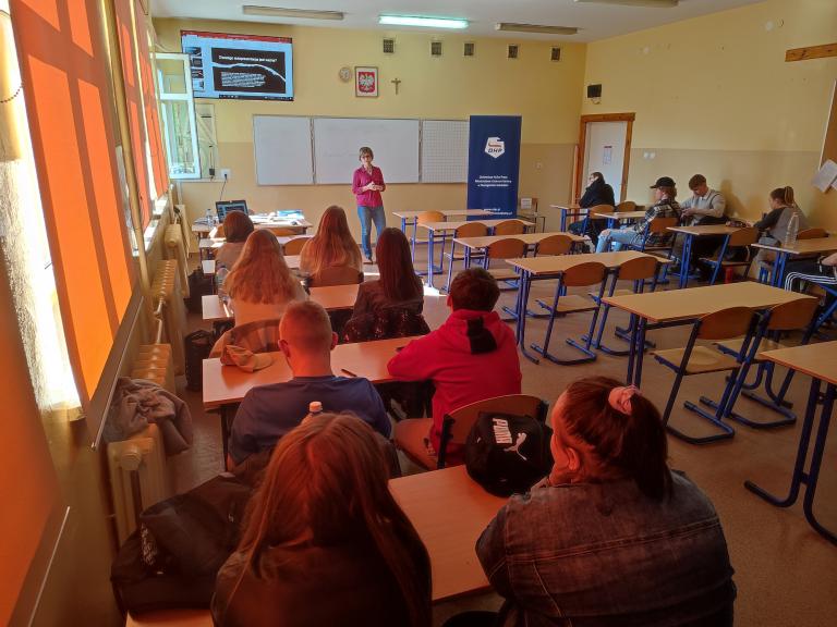 Zajęcia pracowników rozwoju zawodowego w ZSZ w Pelplinie