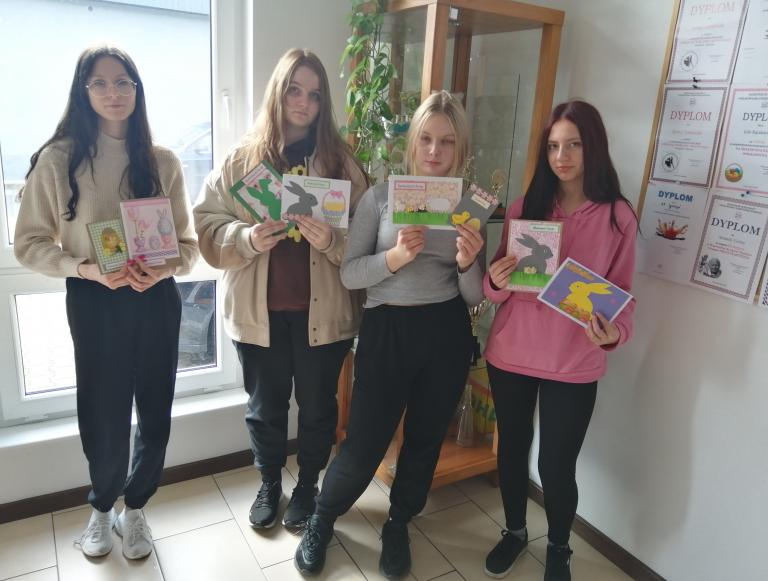 Świąteczne Kartki Wielkanocne w Hufcu Pracy w Gostyniu