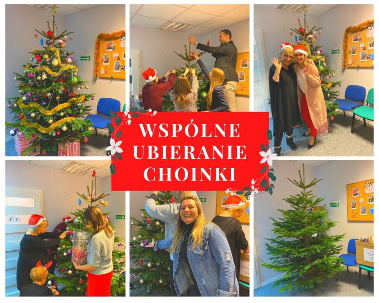 Wspólne ubieranie choinki